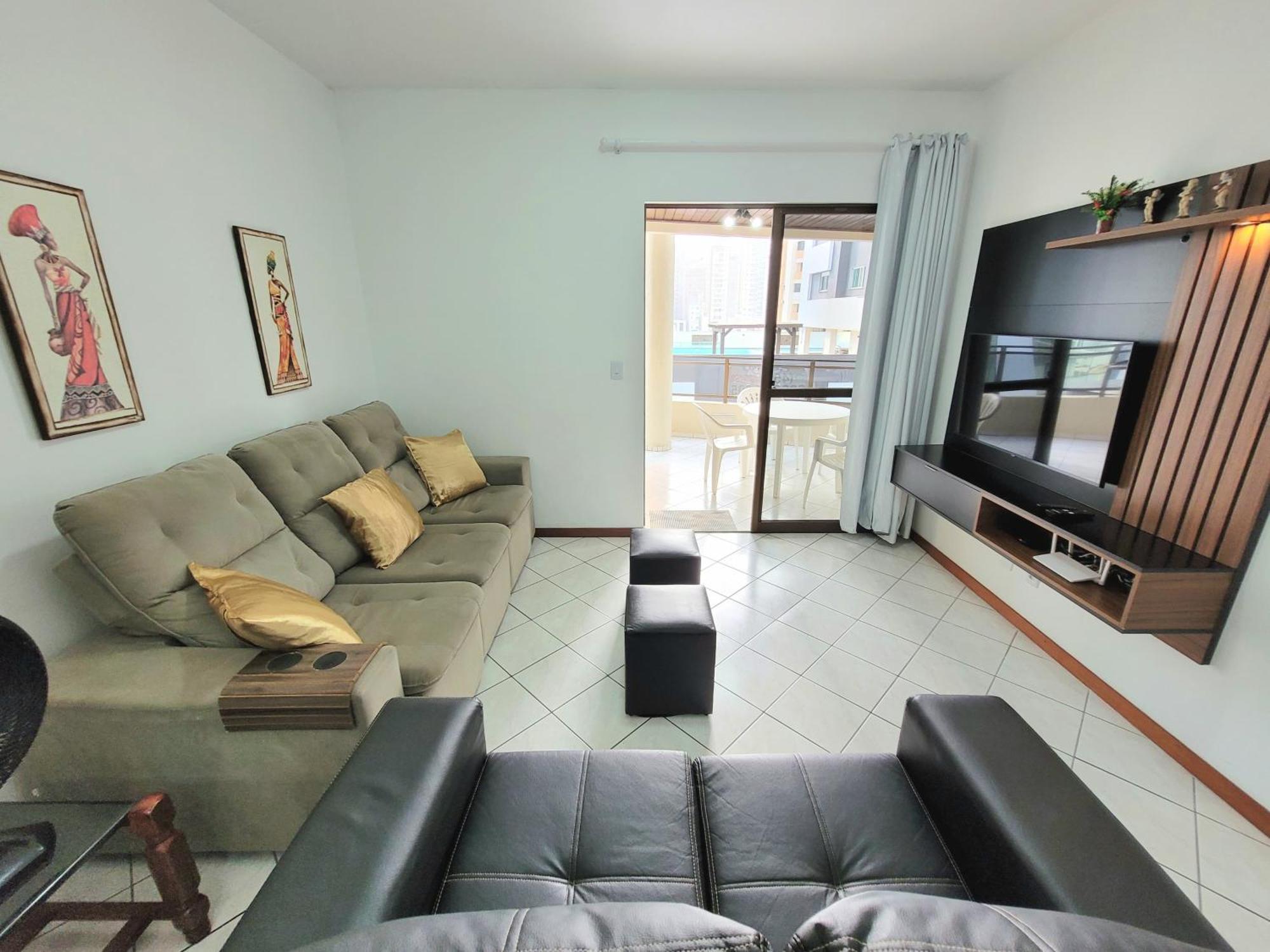 Apartamento 200 Metros Da Praia 03 Quartos Com Ar Condicionado - Meia Praia - Itapema Esterno foto